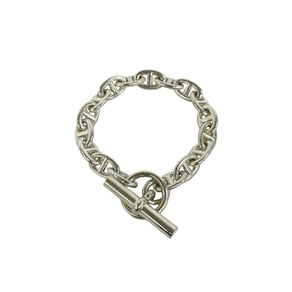HERMES Silver Charm Bracelet